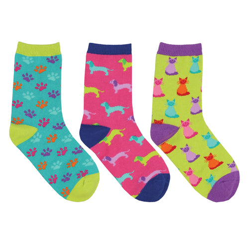 3 Pack - Paws And Claws - Cotton Crew