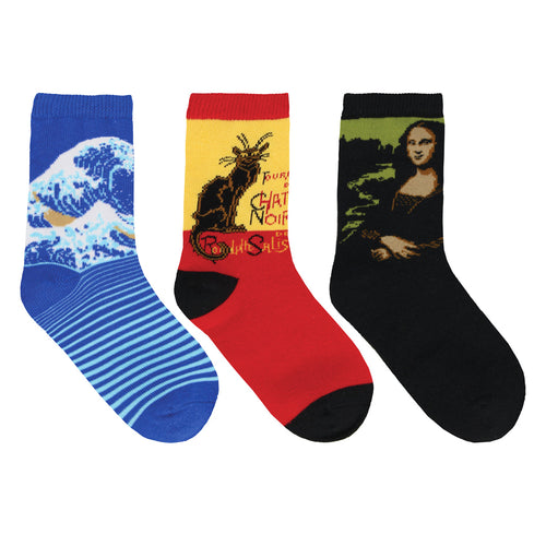 3 Pack - Art And Sole - Cotton Crew