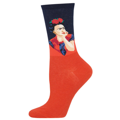 Frida Kahlo - Pensive Frida - Cotton Crew