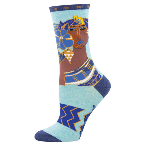 Laurel Burch Blossoming Woman Art Socks - Shop Now | Socksmith