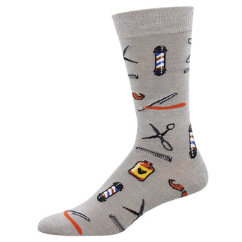 Bamboo Barber Shop Socks for Men - Shop Now | Socksmith