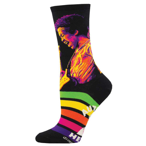 Jimi Hendrix Psychadelic Socks for Women - Shop Now | Socksmith
