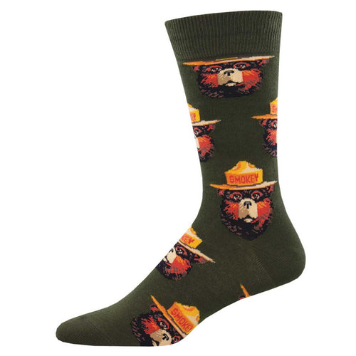 Smokey Bear Face Socks for Men - Shop Now | Socksmith
