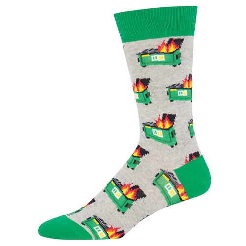 Dumpster Fire Socks for Men - Shop Now | Socksmith