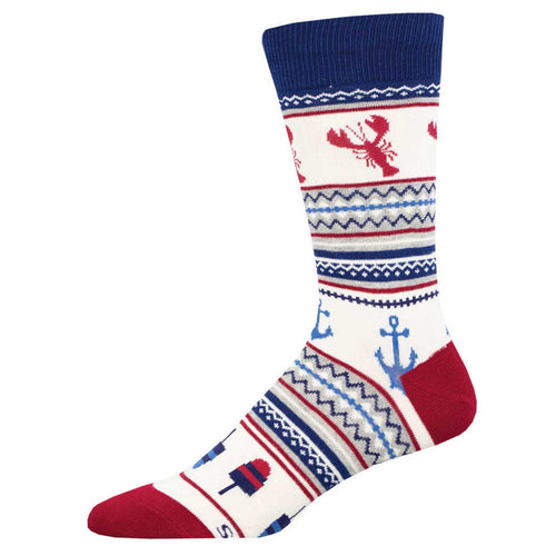 Lobster Fair Isle - Cotton Crew