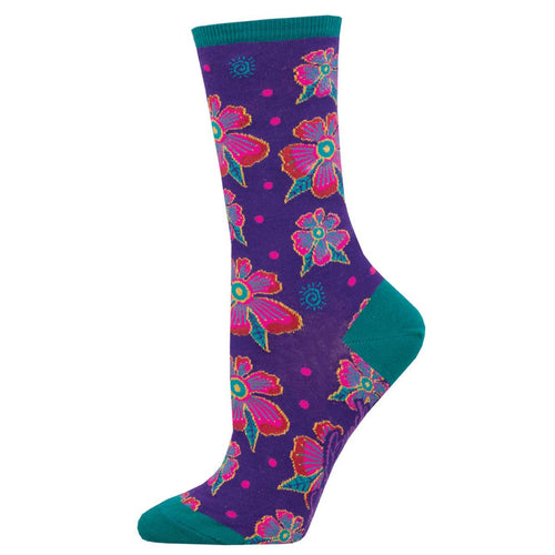 Laurel Burch - Santa Fe Floral - Cotton Crew