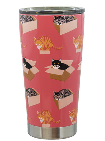 Cat In A Box - Slide Lid Tumbler
