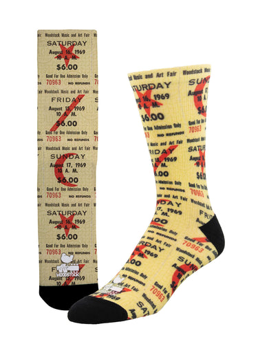 Concert Ticket Unisex Socks - Shop Now | Socksmith