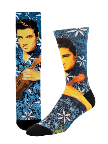 Elvis in Hawaii Unisex Socks - Shop Now | Socksmith