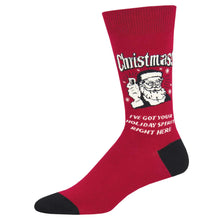 Men's Retro Spoof "Christmas Spirit" Socks