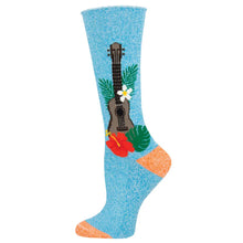 Outlands USA Recycled Cotton - "Ukulele In Paradise" Socks