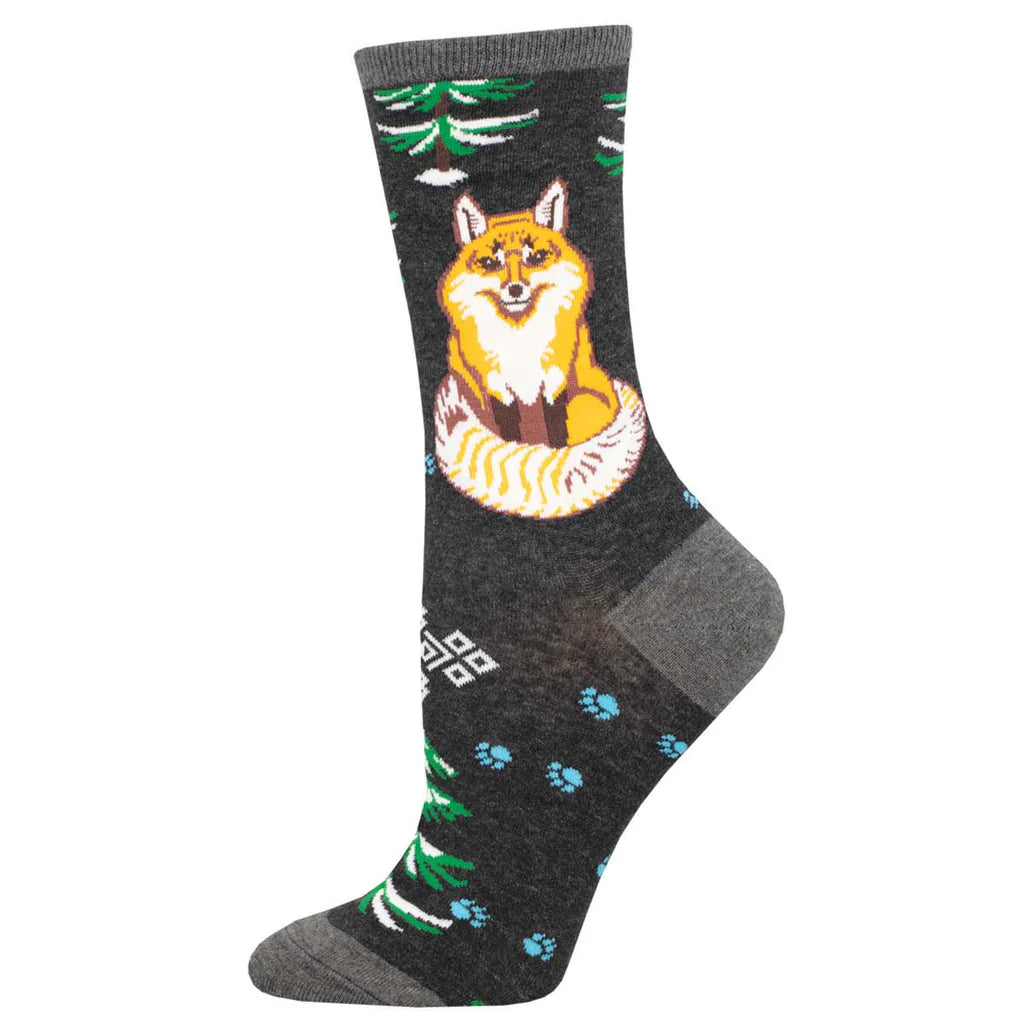 Cute Winte Socks for Women | Arctic Fox Style by Socksmith Design ...