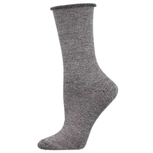 Women's Bamboo "Solid" Roll Top Socks