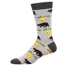 Men's Bamboo "Bears And Bees" Socks