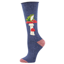 Outlands USA Recycled Cotton - "Toad Stools" Socks