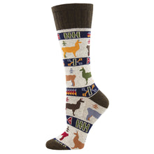 Outlands USA Recycled Wool - "Llama Out Of Here" Socks