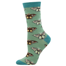 Women's Bamboo "Vintage Moths" Socks