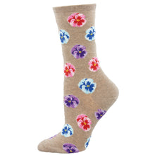 Women's "Blooming Pansies" Socks