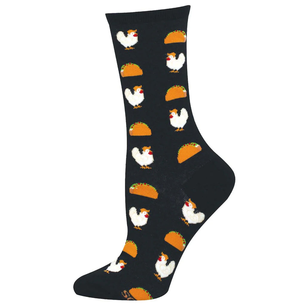 Cat Taco Socks for Women | Colorful Cotton Sock Designs by Socksmith ...