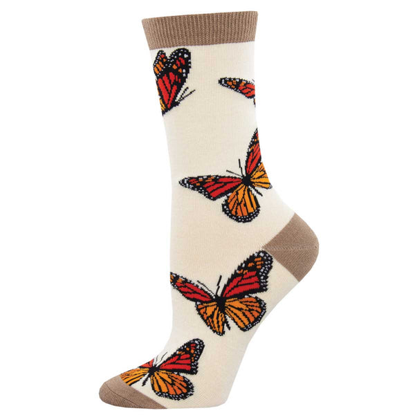 Bamboo Monarchy Butterfly Socks for Women - Shop Now | Socksmith