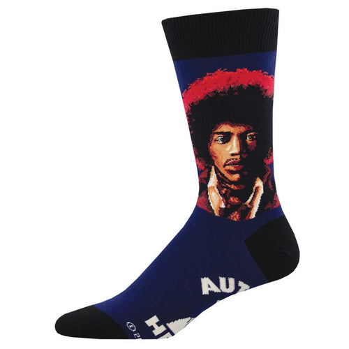 Jimi Hendrix Portrait Socks for Men - Shop Now | Socksmith