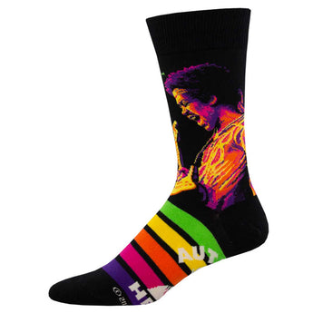 Jimi Hendrix Psychadelic Socks for Men - Shop Now | Socksmith