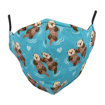 Loving Otters Mask - Shop Now | Socksmith