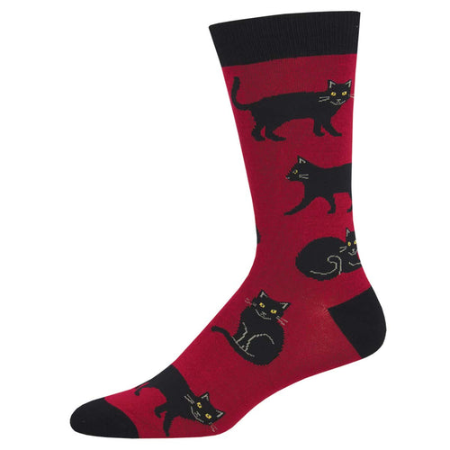 Black Cat Bamboo Socks for Men - Shop Now | Socksmith