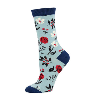 Floral Motif Bamboo Socks for Women - Shop Now | Socksmith