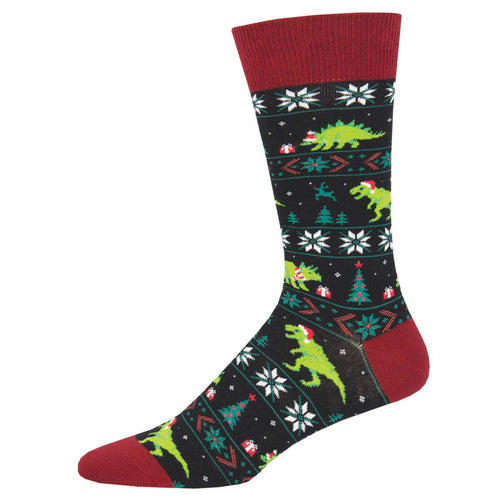 Dinosaur Christmas Socks for Men - Shop Now | Socksmith