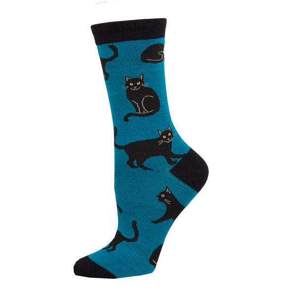 Black Cat Bamboo Socks for Women - Shop Now | Socksmith