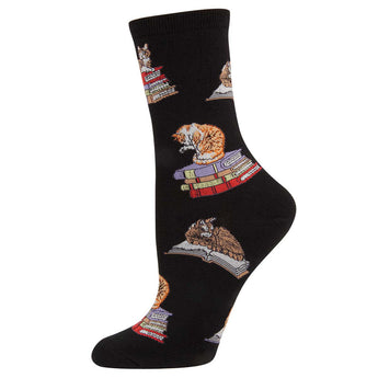 Cats On Books Socks for Women - Shop Now | Socksmith