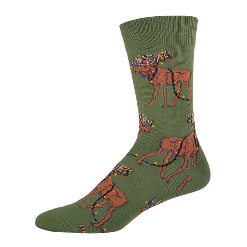 Festive Moose Socks for Men - Shop Now | Socksmith