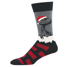 Santa Hat Raptor Socks for Men - Shop Now | Socksmith