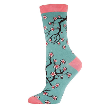 Cherry Blossom Bamboo Socks for Women - Shop Now | Socksmith