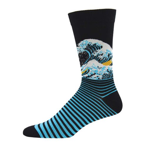 The Great Wave Art Socks for Men - Shop Now | Socksmith