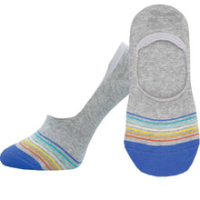 Women's "Multi Stripe" Liner Socks