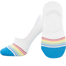 Women's "Multi Stripe" Liner Socks