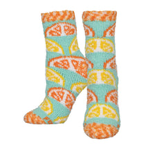 Women's Warm & Cozy "Citrus Slices" Socks