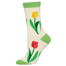 Women's Bamboo "Spring Tulips" Socks