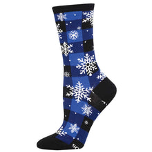 Women's "Snowflake Plaidern" Socks