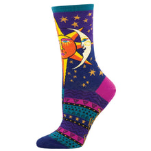Laurel Burch Sun And Moon Art Socks for Women - Shop Now | Socksmith