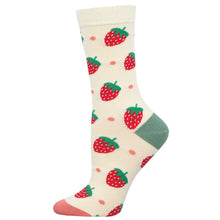 Women's Bamboo "Strawberry Delight" Socks