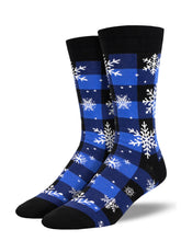 Men's "Snowflake Plaidern" Socks