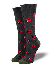 Outlands USA Recycled Cotton - "Ladybug Luck" Socks