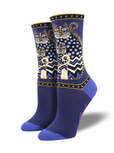 Women's Laurel Burch "Polka Dot Cat" Socks