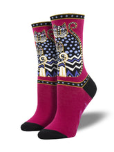 Women's Laurel Burch "Polka Dot Cat" Socks