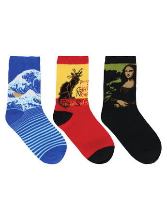 Artsy 3-pack Socks for Kids - Shop Now | Socksmith