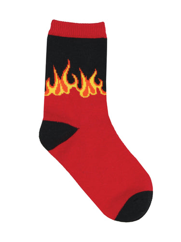 Flame Print Socks for Kids - Shop Now | Socksmith
