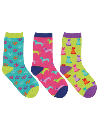 Pets 3-pack Socks for Kids - Shop Now | Socksmith